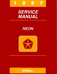 1997 Dodge Neon Factory Shop Service Manual