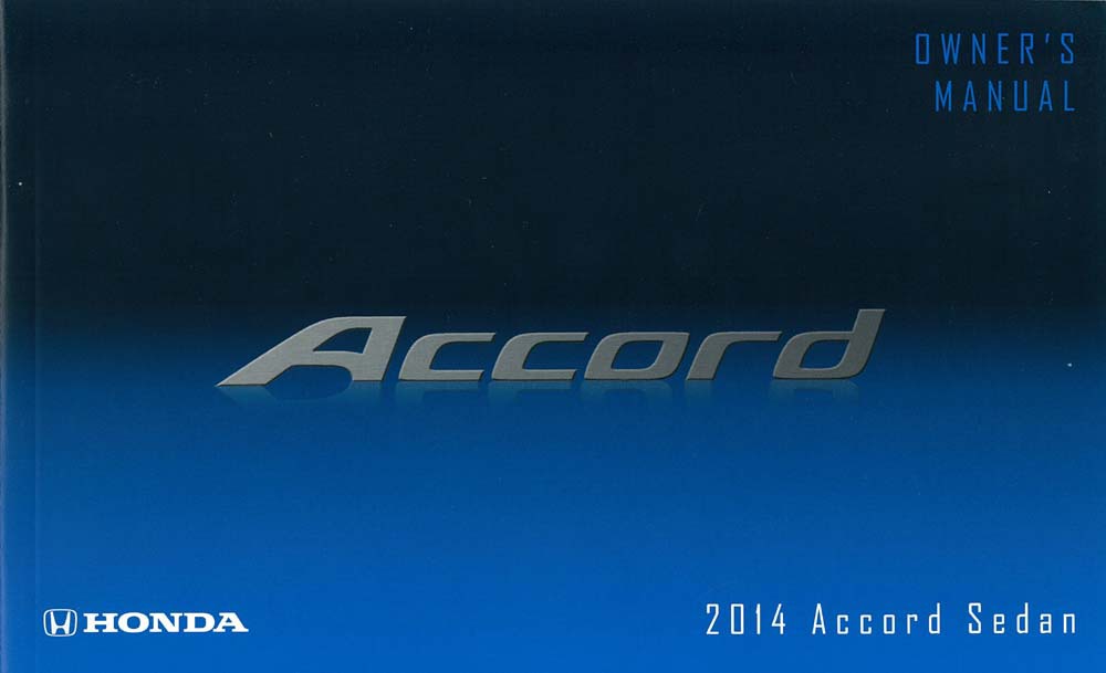 2014 Honda Accord Sedan Owners Manual User Guide