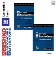 1996 Chevrolet Truck Express, Savana Factory Shop Service Manual sample image