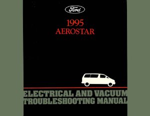 1995 Ford Truck Aerostar Wiring Diagrams Manual