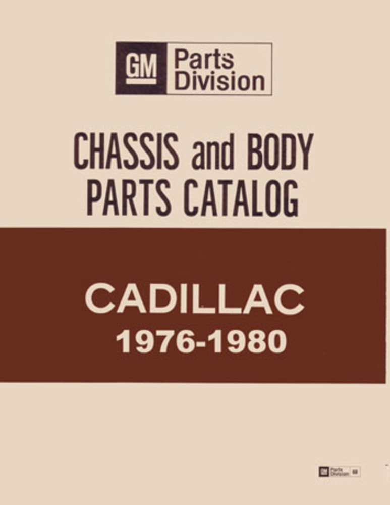 1976 1977 1978 1979 1980 Cadillac Parts Numbers Book List Guide Interchange