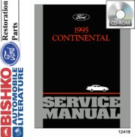 1995 Lincoln Continental Factory Shop Service Manual sample image