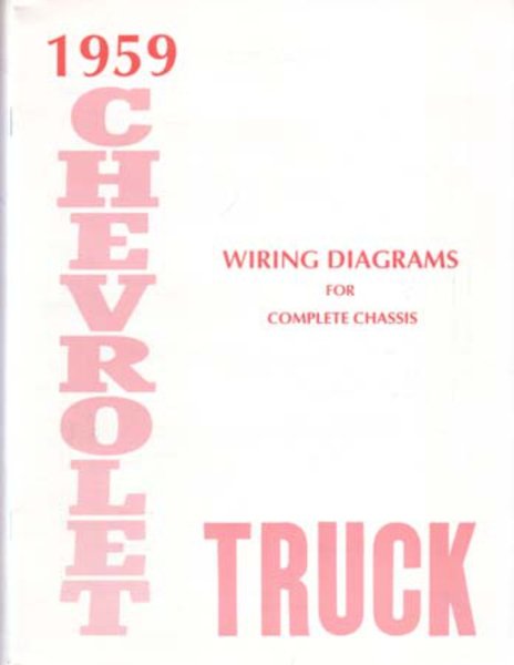 1959 Chevrolet Truck All Models Wiring Diagrams Manual