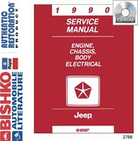 1990 JEEP Body, Chassis & Electrical Repair Shop Manual sample image