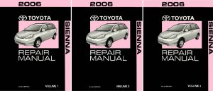 2006 Toyota Sienna Factory Shop Service Manual
