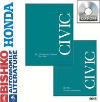 1994 HONDA CIVIC Body, Chassis & Electrical Service Manual sample image