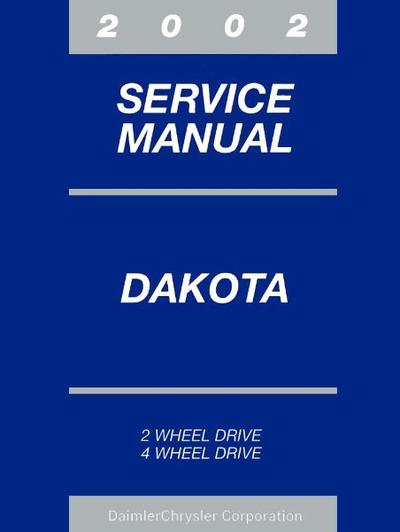 2002 Dodge Truck Dakota Factory Shop Service Manual