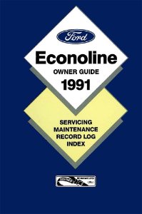 1991 Ford Econoline Owner's Manual