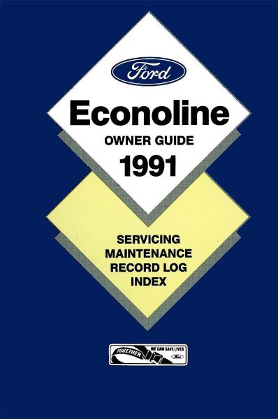 1991 Ford Econoline Owner's Manual