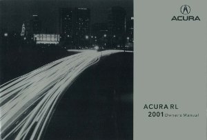 2001 Acura RL Owner's Manual