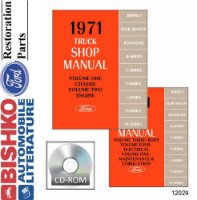 1971 Ford Truck Shop Service Repair Manual PDF sample image