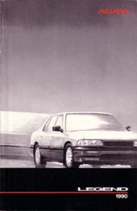 1990 Acura Legend Owner's Manual