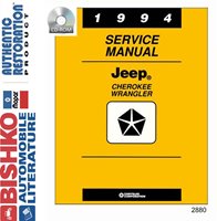 1994 JEEP CHEROKEE & WRANGLER Body, Chassis & Electrical Service Manual sample image