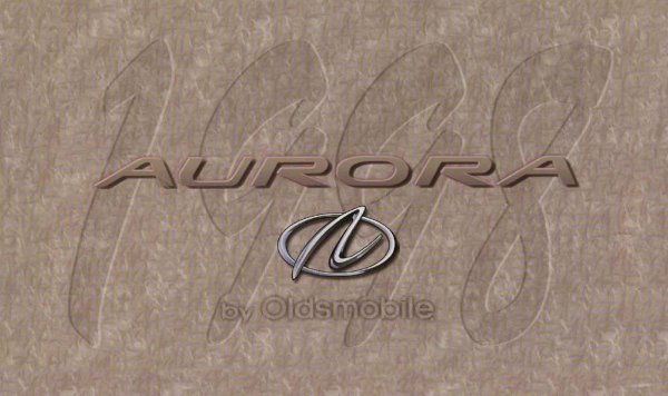 1998 Oldsmobile Aurora Owner's Manual