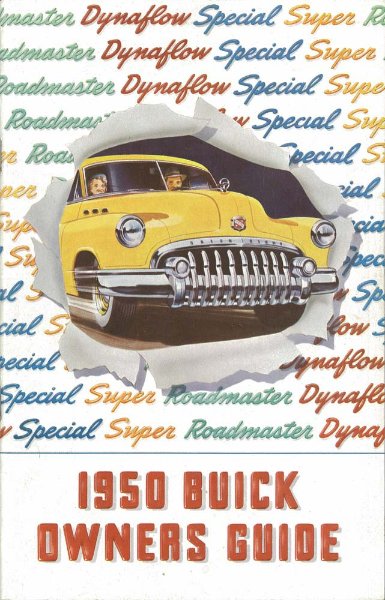 1950 Buick Roadmaster, Special, Super Owner's Manual