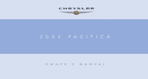 2005 Chrysler Pacifica Owner's Manual