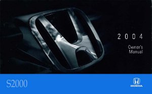 2004 Honda S2000 Owners Manual User Guide