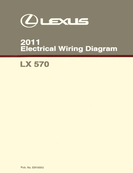 2011 Lexus LX 570 Wiring Diagrams Manual