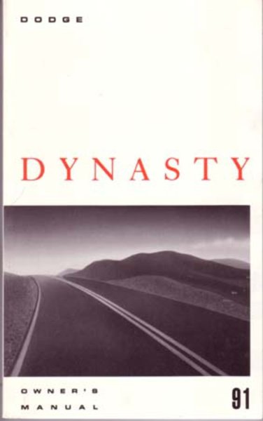 1991 Dodge Dynasty Owner's Manual