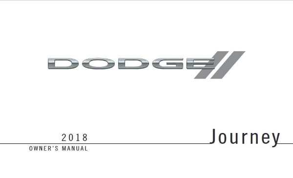 2018 Dodge Journey Owner's Manual