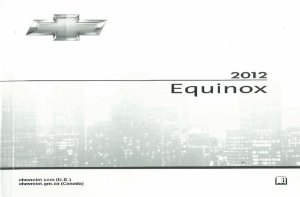 2012 Chevrolet Equinox Owner's Manual