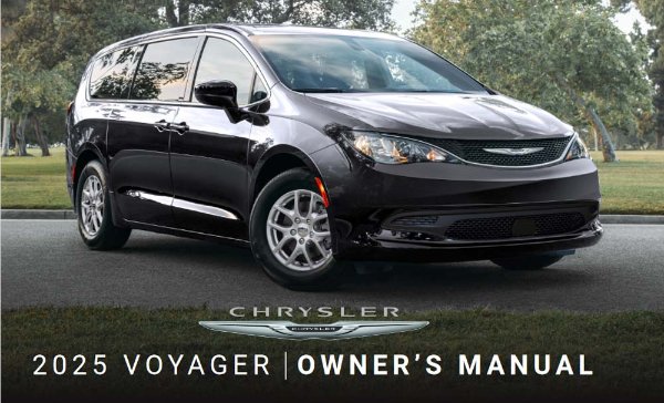 2025 Chrysler Voyager Owner's Manual