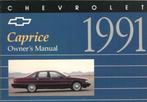 1991 Chevrolet Caprice Owner's Manual