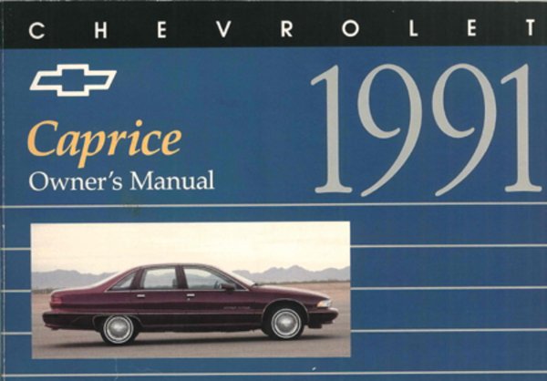 1991 Chevrolet Caprice Owner's Manual