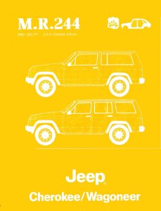 1984–1988 Jeep Cherokee, Wagoneer Factory Shop Service Manual