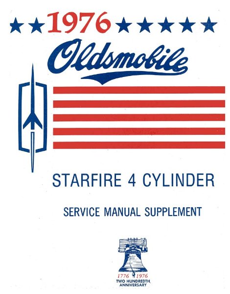 1976 Oldsmobile Starfire Factory Shop Service Manual