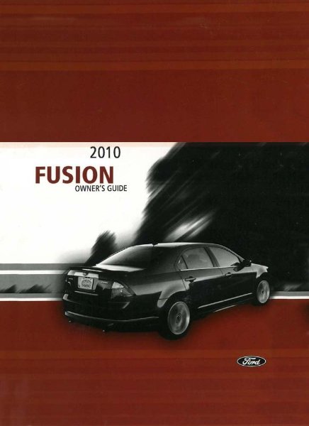 2010 Ford Fusion Owner's Manual