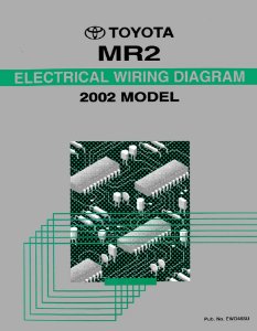 2002 Toyota MR-2 Wiring Diagrams Manual