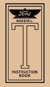 1909–1915 Ford T Owner's Manual