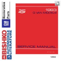 1993 Chevrolet Truck G10, G20, G30 Factory Shop Service Manual sample image