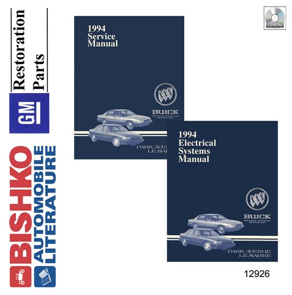 1994 Buick Le Sabre, Park Avenue Factory Shop Service Manual