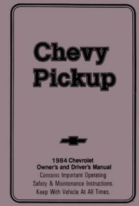 1984 Chevrolet C/K Pickup Owner's Manual