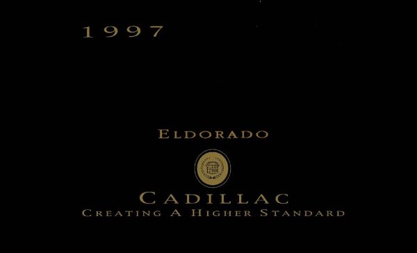 1997 Cadillac Eldorado Owner's Manual