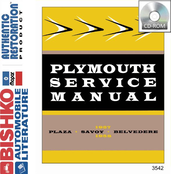 1957–1958 Plymouth All Models Factory Shop Service Manual