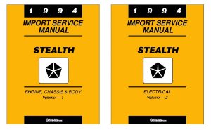 1994 Dodge Stealth Factory Shop Service Manual