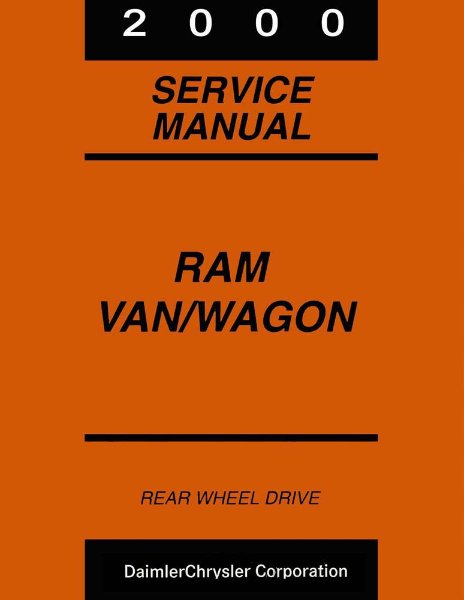 2000 Dodge Truck Ram Van, Ram Wagon Factory Shop Service Manual