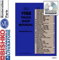 1988 Ford Ranger Bronco II Shop Service Repair Manual PDF sample image