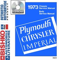 1973 CHRYSLER & PLYMOUTH Body, Chassis & Electrical Service Manual sample image