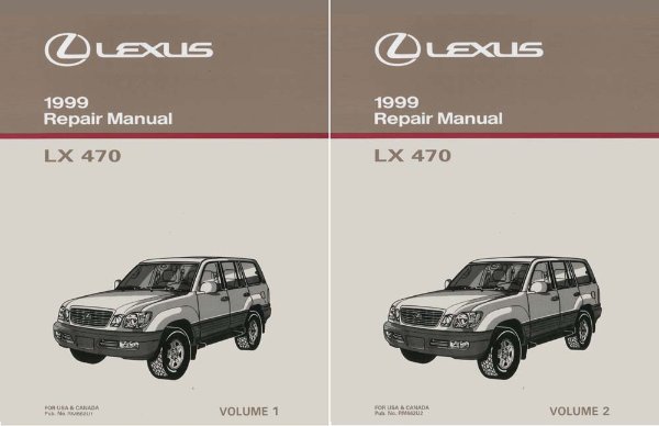1999 Lexus LX 470 Factory Shop Service Manual