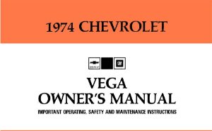 1974 Chevrolet Vega Owner's Manual