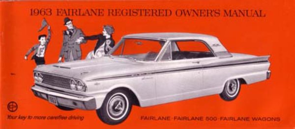 1963 Ford Fairlane Owner's Manual