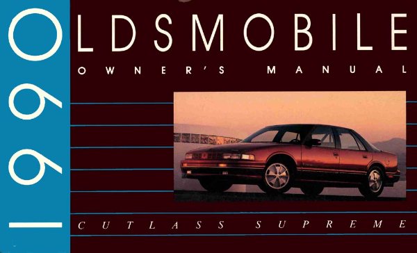 1990 Oldsmobile Cutlass Supreme Owner's Manual