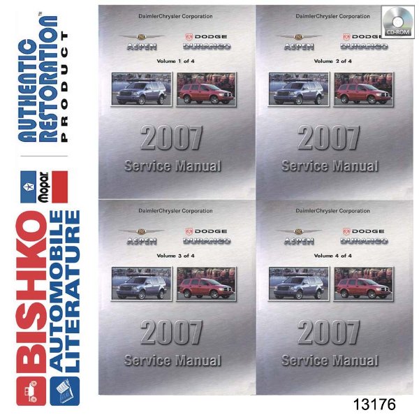 2007 Dodge Truck Durango, Aspen Factory Shop Service Manual