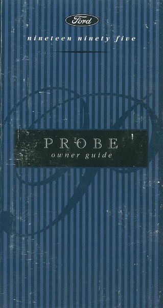 1995 Ford Probe Owner's Manual
