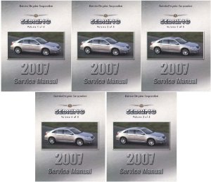 2007 Chrysler Sebring Factory Shop Service Manual