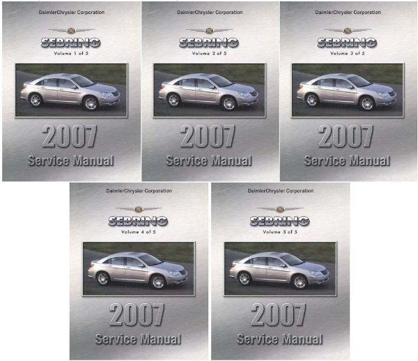 2007 Chrysler Sebring Factory Shop Service Manual